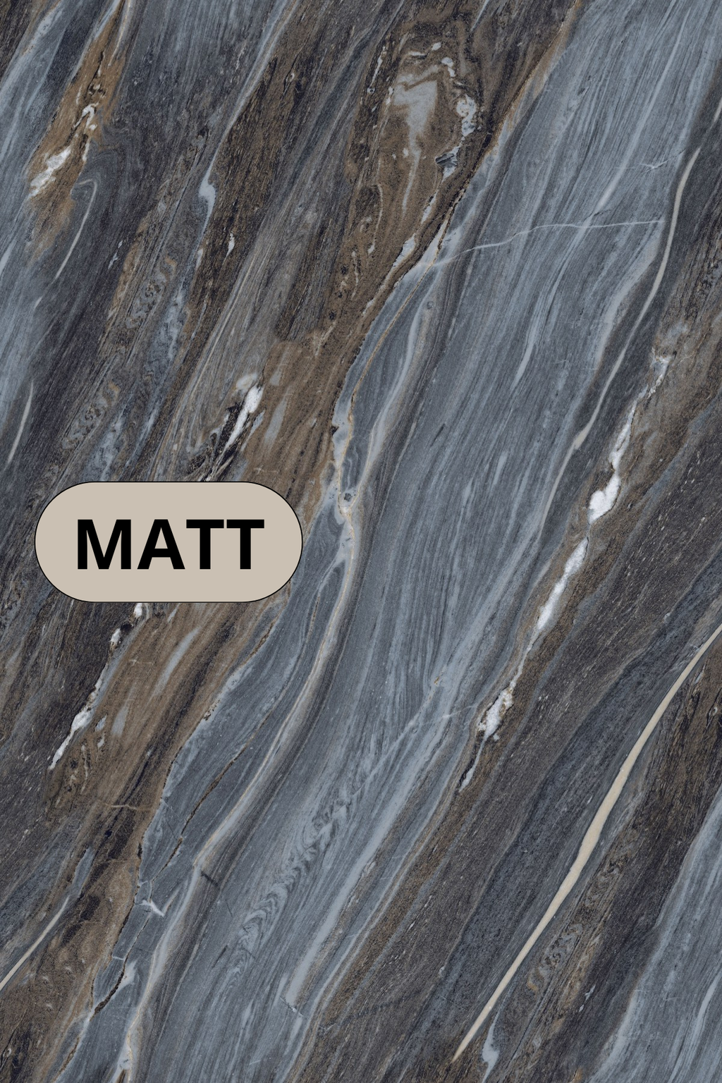 Blu Savoia modro siva marmorna stenska obloga bronaste žile Stone Matt 122x260cm