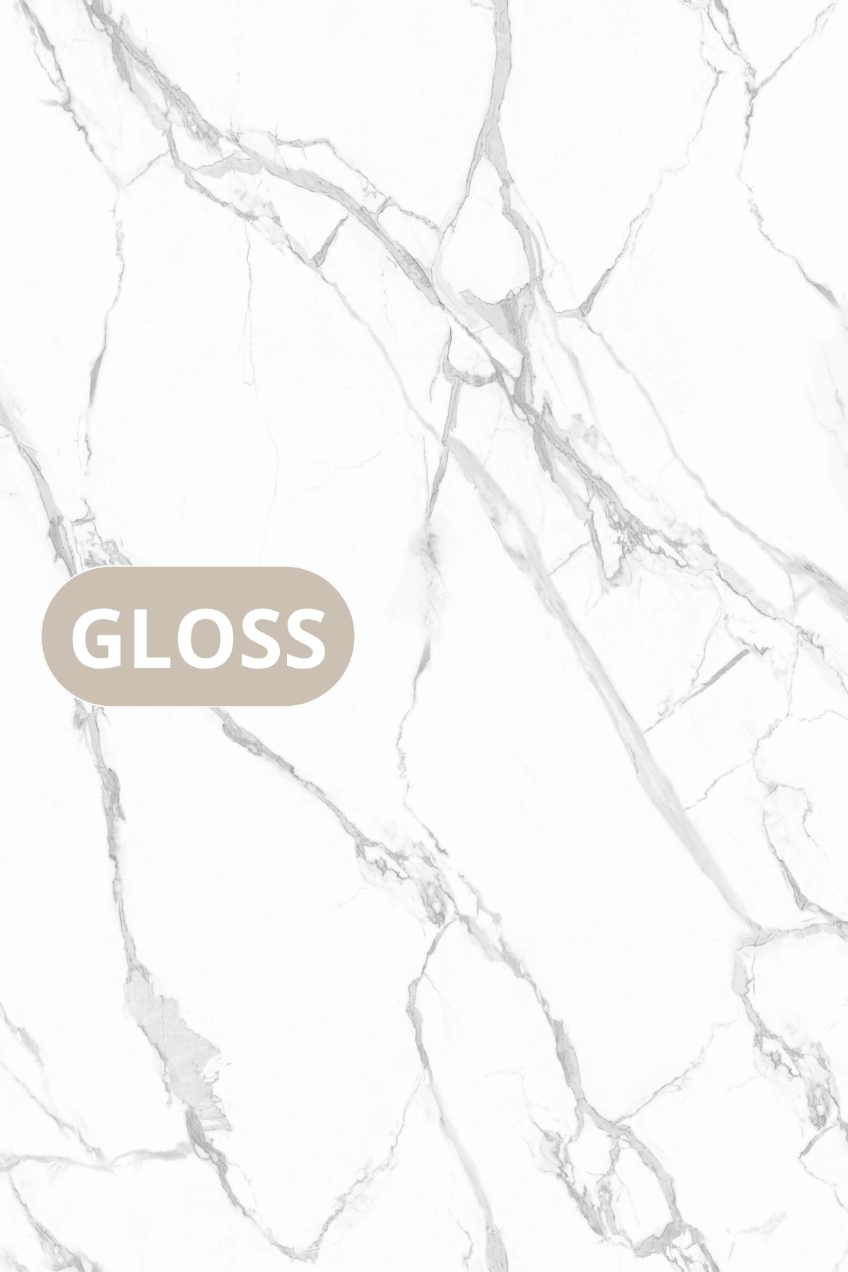 Carrara Bianco marmorna stenska obloga High Gloss 122x260cm