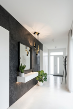 Nero Cemento - Stone Matt Stenski Panel 260x122cm