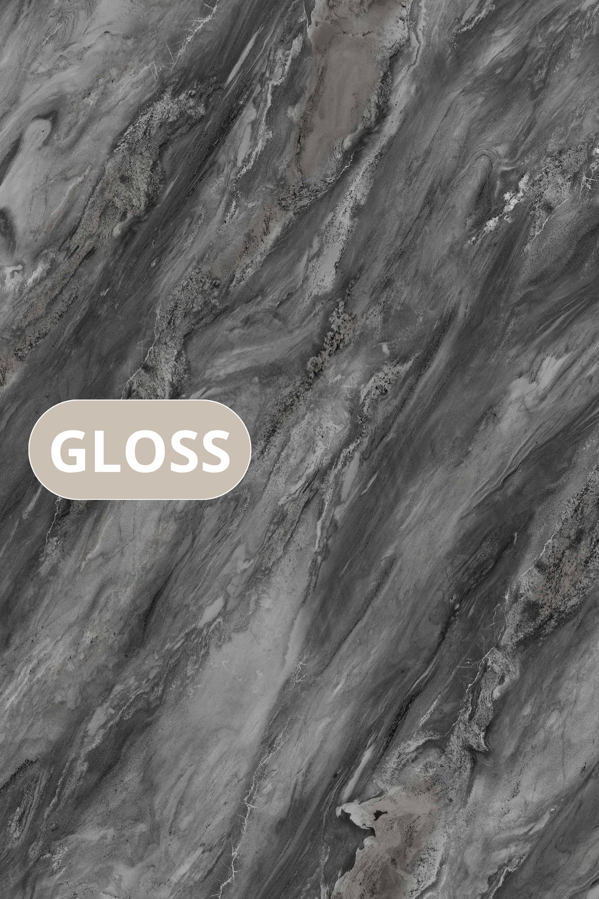Nero Tempest temno siva marmorna stenska obloga High Gloss 122x260cm